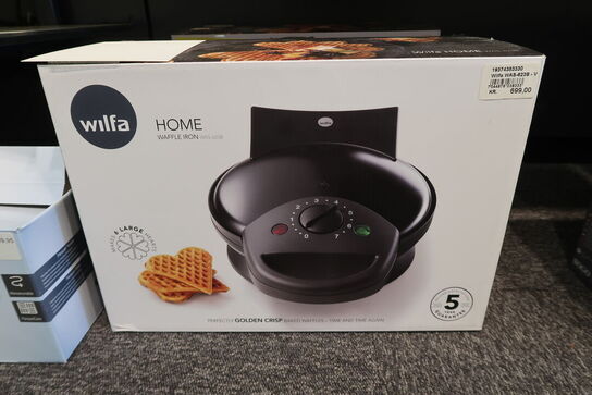 Wilfa Home vaffeljern sort