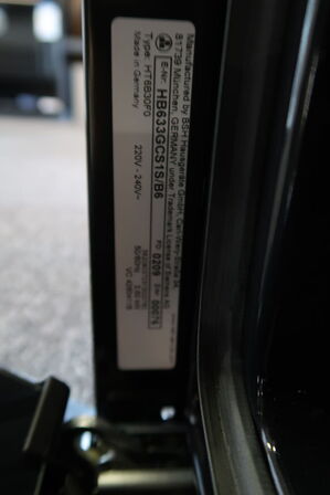 Siemens HB633GCS1S indbygnings ovn