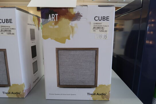 Tivoli Audio CUBE trådløs højttaler Hvid/Grå