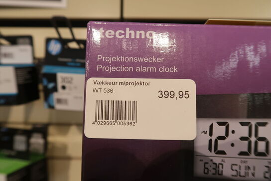 Techno Line WT536 vækkeur digitalt radiostyret