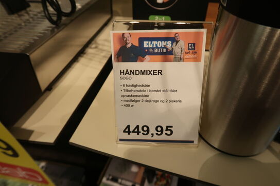 Sogo håndmikser sort 