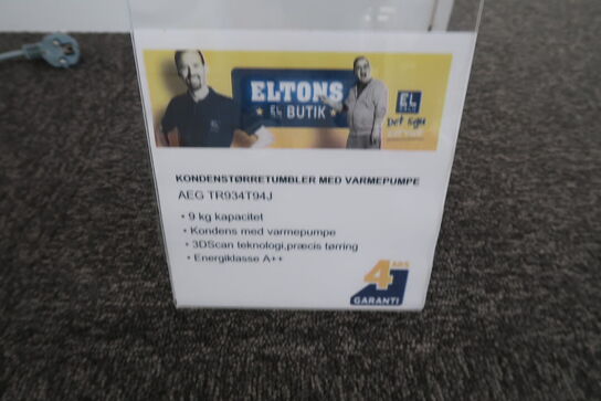 AEG 9000 Series TR934T94J Kondenstørretumbler - 9 kg.