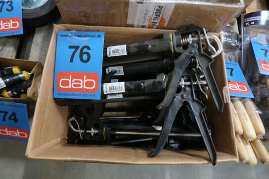 9 stk. Fugepistoler
