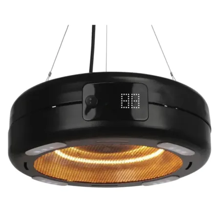 HOME It® terrassevarmer med lys til ophæng 1500 Watt