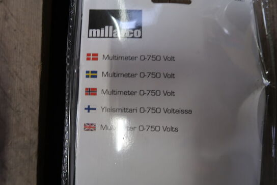 2 pk. Millarco Multimeter 0-500 Volt