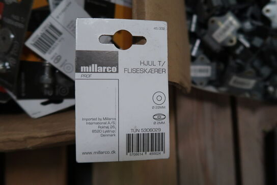 KÆMPE PARTI Millarco® hjul til fliseskærer 22 mm