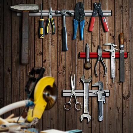 2 stk. Knivmagnet FH1-500 – enkelt magnetisk overflade til vægmontering