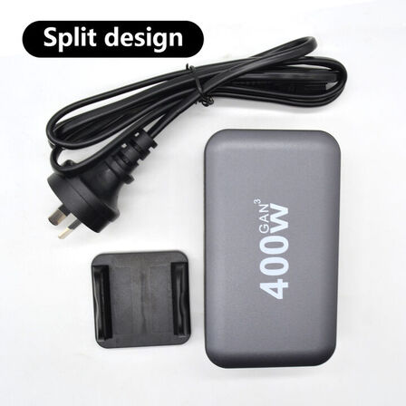 Ladestation GaN 400W – 8 porte (USB-C & USB-A) – Hurtig opladning til mobil og bærbar computer