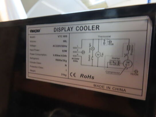 Displaykøler VIBOCOLD VTC 98B