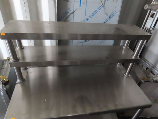 Industrikøkkenbord med to tophylder ROYAL CATERING