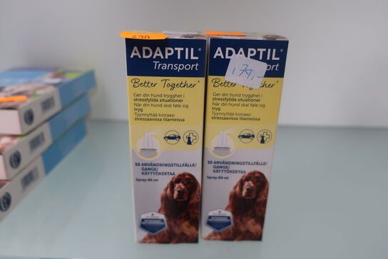 2 stk. Anti-stress spray ADAPTIL Transport 