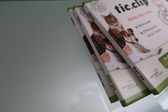 3 stk. anti-loppe vedhæng TIC.CLIP 