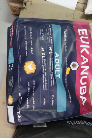 Hundefodder EUKANUBA Adult 15 kg. 