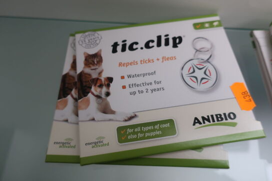 3 stk. anti-loppe vedhæng TIC.CLIP 