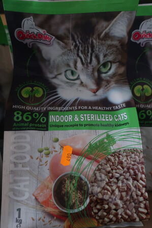 7 ps. Kattefodder QUICK-PAW 1 kg. 