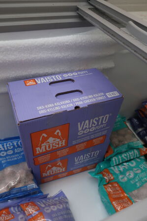 Diverse dyremad i kummefryser