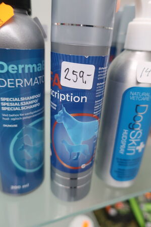 Diverse hudpleje og shampoo til hund