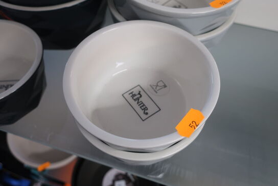 4 stk. foder/vandskåle