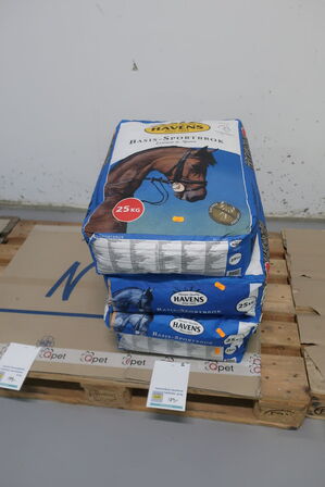 4 ps. Hestefodder HAVENS Basis Sportbrok 25 kg. 