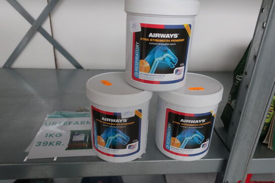 3 bt. Kosttilskud til hest AIRWAYS 