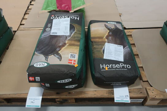 3 ps. Hestefodder NAG HorsePro 20 kg.
