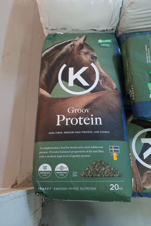 5 ps. Hestefodder KRAFFT Groov Protein 20 kg. 