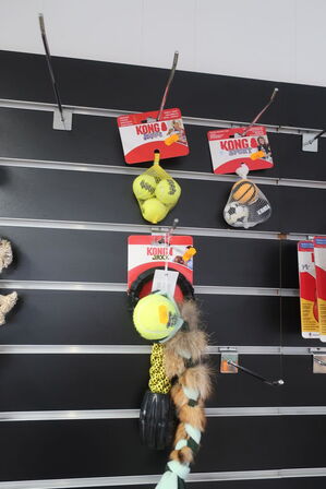 Diverse bolde samt legetøj KONG 
