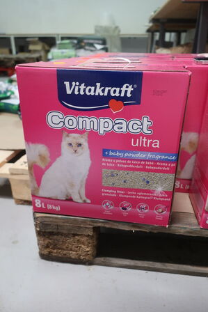 3 stk. kattegrus VITAKRAFT Compact Ultra 8 kg.