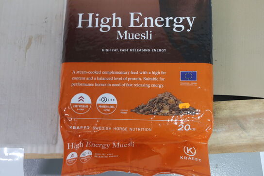Hestefodder KRAFFT Muesli 20 kg. 