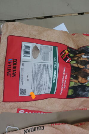 Hestefodder EQUIDAN OK VITA-MINERAL 12,5 kg. 