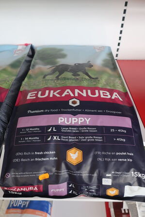 Hundefodder EUKANUBA Puppy 15 kg. 