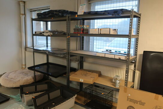 2 stk. lagerreoler uden indhold