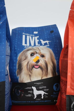 3 ps. Hundefodder PROBIOTIC LIVE 2 kg. 
