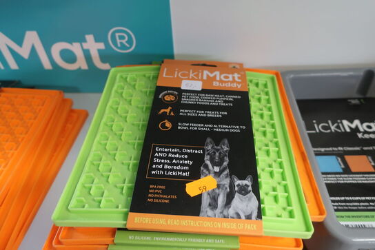 9 stk. slikkemåtter