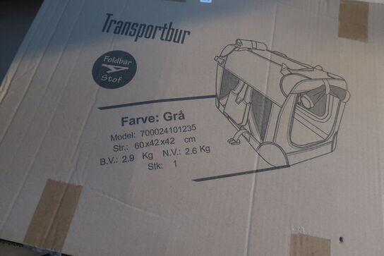 Transportbur 60x42x42 cm. 