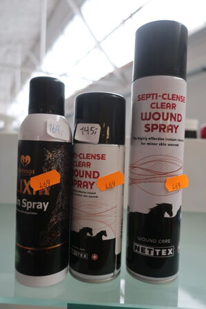 Sårpleje samt hudpleje til hest 
