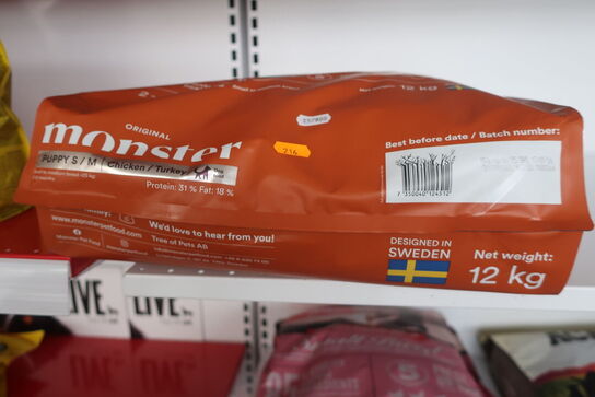 Hundefodder MONSTER Puppy 12 kg. 
