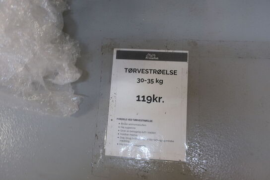 3 stk. tørvestrøelse 30-35 kg. 