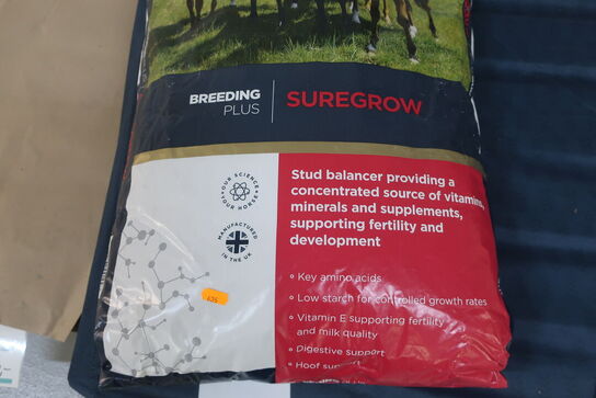 Hestefodder BREEDING PLUS Suregrow 20 kg. 