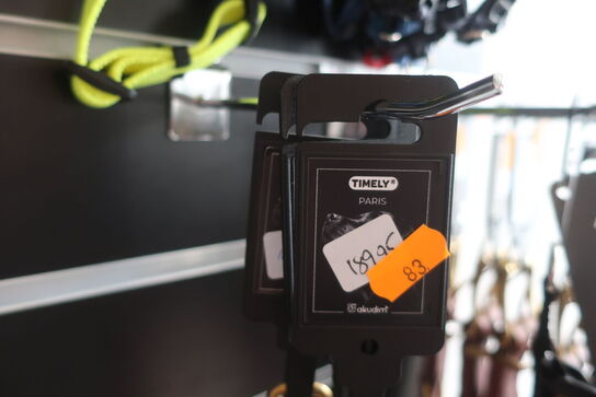 3 stk. hålsbånd i læder AKUDIM