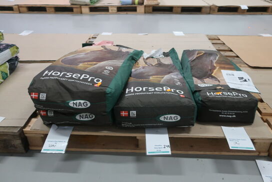 4 ps. Hestefodder NAG HOrsePro 20 kg. 