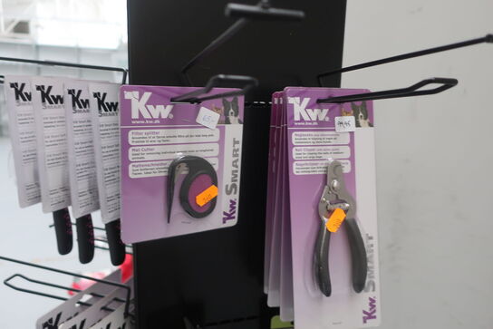 5 stk. neglesakse samt filterknuser 