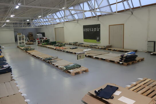 Alle paller i lejemålet UDEN INDHOLD