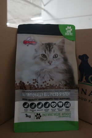 18 ps. Kattemad QUICK-PAW Super Premium Grain Free 1 kg. 