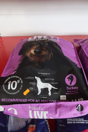 Hundefodder PROBIOTIC LIVE Senior 7,5 kg. 