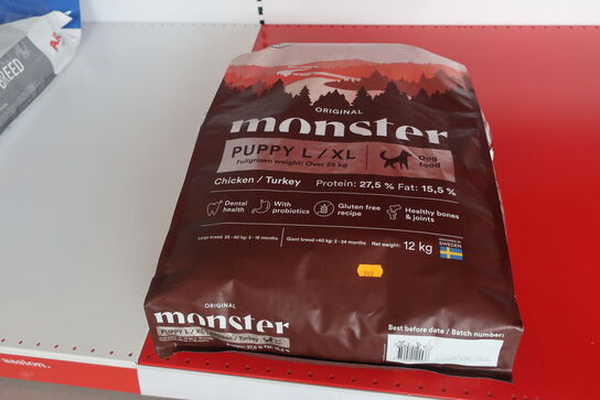 Hundefodder MONSTER Puppy 12 kg. 