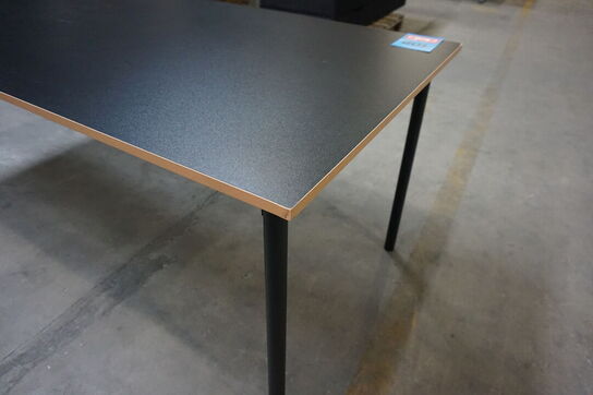Norr spisebord - sort 200x90 cm 
