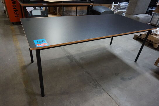 Norr spisebord - sort 200x90 cm 