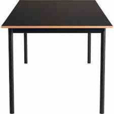 Norr spisebord - sort 200x90 cm 