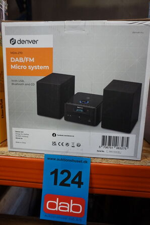 Denver MDA-270 Musikanlæg med DAB+ & Bluetooth